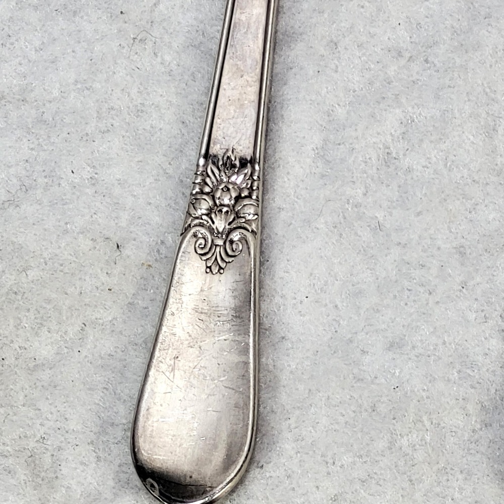 1847 Rogers & Bros Adoration Int'l Silverplate Table Spoon Lot of 4 - Picture 4 of 6